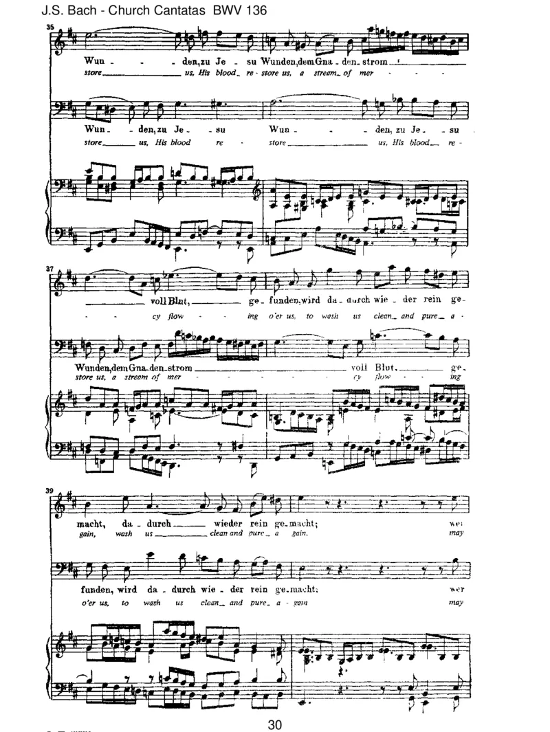BWV136Erforschemich,Gott,underfahremeinHerze_一万首著名钢琴曲谱哈农贝多芬合集视频教学电子版高清无水印可打印_1古典钢琴知名音乐家谱_巴赫钢琴谱全集_J.S巴赫作品全集