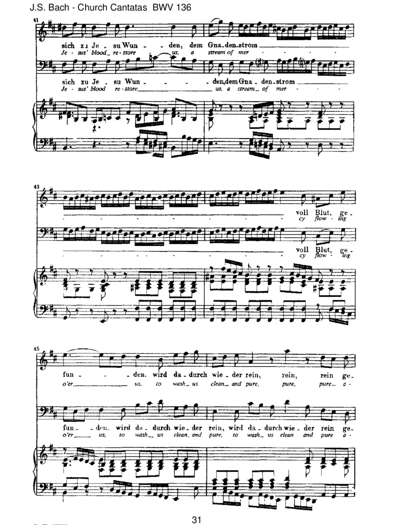 BWV136Erforschemich,Gott,underfahremeinHerze_一万首著名钢琴曲谱哈农贝多芬合集视频教学电子版高清无水印可打印_1古典钢琴知名音乐家谱_巴赫钢琴谱全集_J.S巴赫作品全集