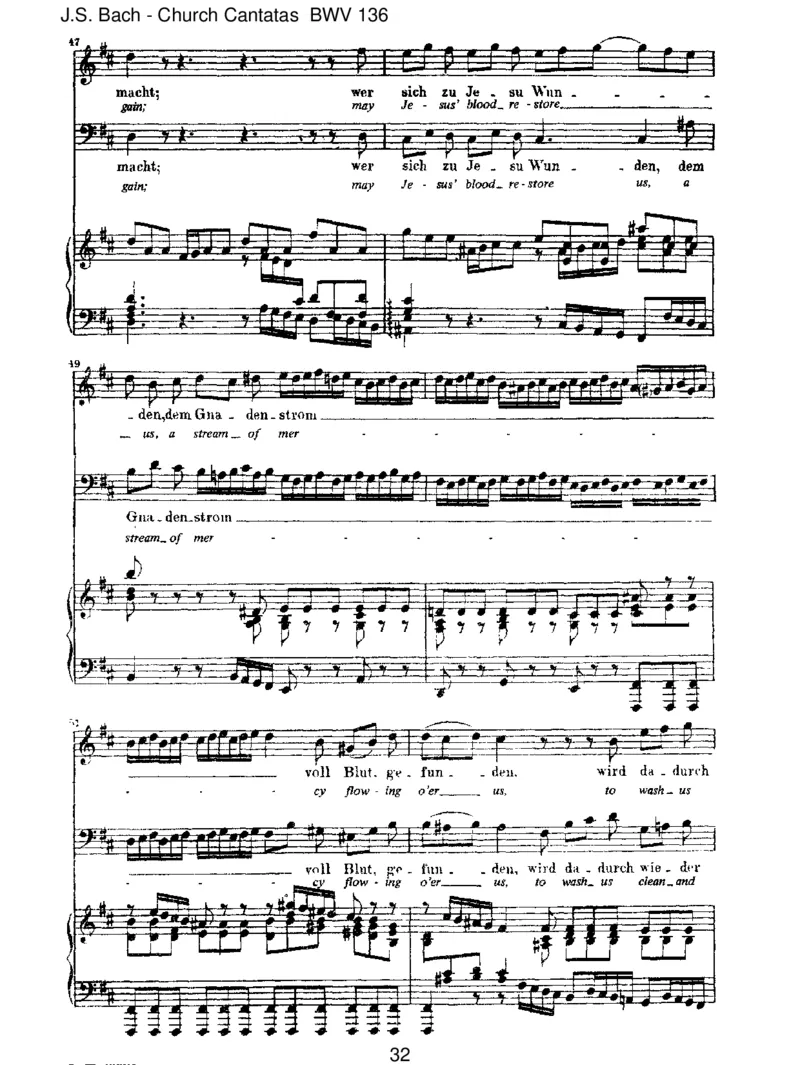 BWV136Erforschemich,Gott,underfahremeinHerze_一万首著名钢琴曲谱哈农贝多芬合集视频教学电子版高清无水印可打印_1古典钢琴知名音乐家谱_巴赫钢琴谱全集_J.S巴赫作品全集