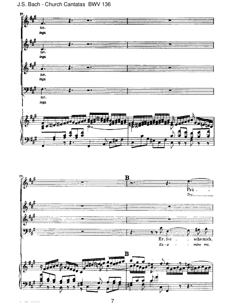 BWV136Erforschemich,Gott,underfahremeinHerze_一万首著名钢琴曲谱哈农贝多芬合集视频教学电子版高清无水印可打印_1古典钢琴知名音乐家谱_巴赫钢琴谱全集_J.S巴赫作品全集