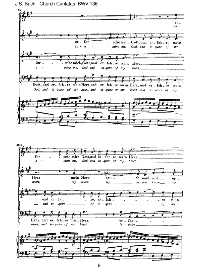 BWV136Erforschemich,Gott,underfahremeinHerze_一万首著名钢琴曲谱哈农贝多芬合集视频教学电子版高清无水印可打印_1古典钢琴知名音乐家谱_巴赫钢琴谱全集_J.S巴赫作品全集