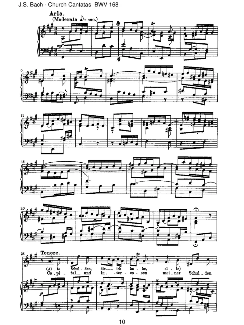 BWV168TueRechnung!Donnerwort_一万首著名钢琴曲谱哈农贝多芬合集视频教学电子版高清无水印可打印_1古典钢琴知名音乐家谱_巴赫钢琴谱全集_J.S巴赫作品全集_JohannSebastianBach(1685-1750)巴赫