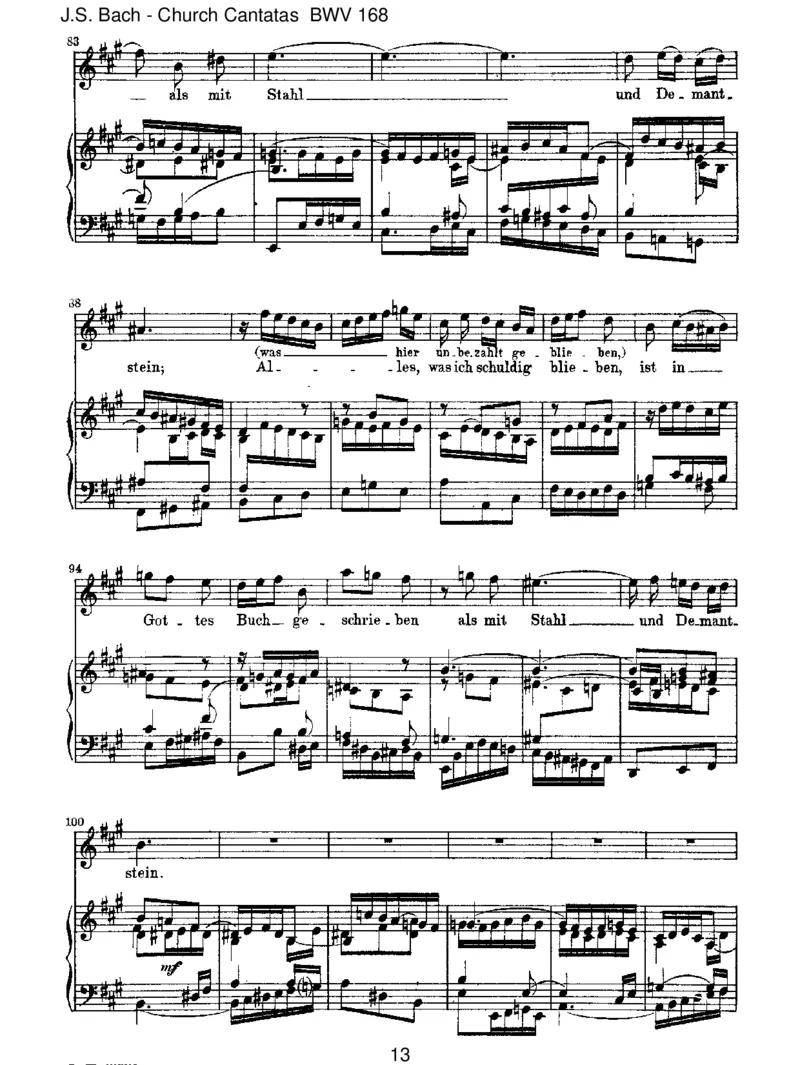 BWV168TueRechnung!Donnerwort_一万首著名钢琴曲谱哈农贝多芬合集视频教学电子版高清无水印可打印_1古典钢琴知名音乐家谱_巴赫钢琴谱全集_J.S巴赫作品全集_JohannSebastianBach(1685-1750)巴赫