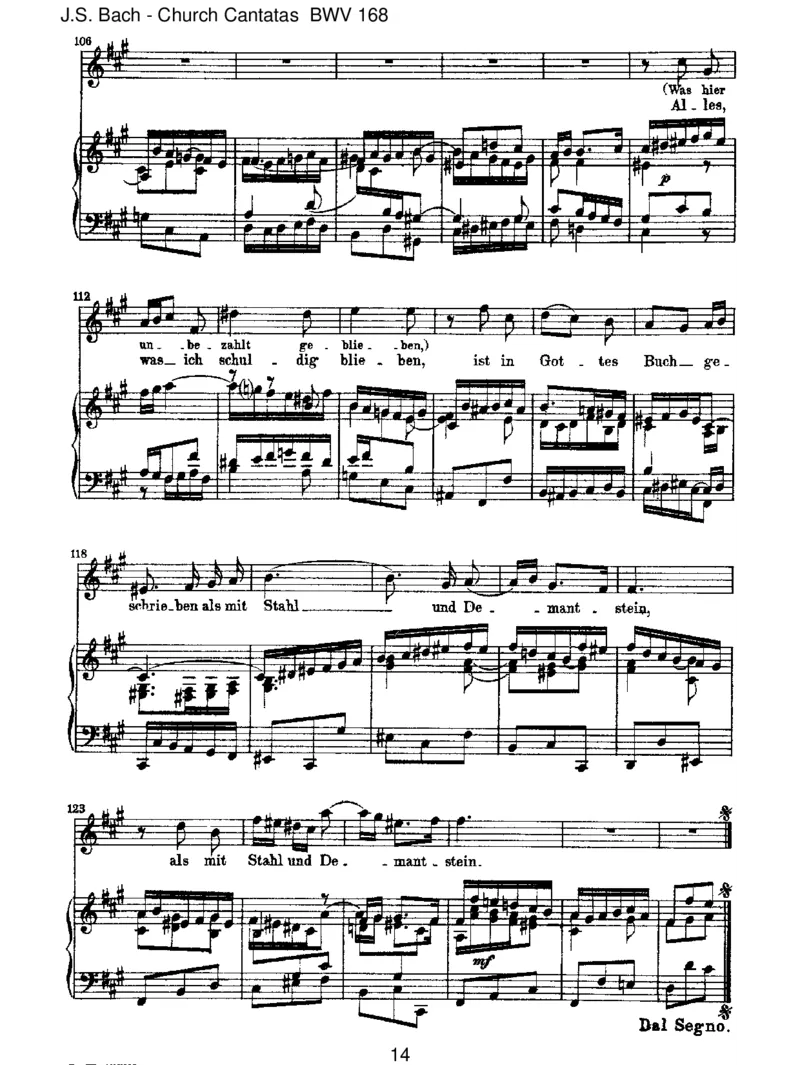 BWV168TueRechnung!Donnerwort_一万首著名钢琴曲谱哈农贝多芬合集视频教学电子版高清无水印可打印_1古典钢琴知名音乐家谱_巴赫钢琴谱全集_J.S巴赫作品全集_JohannSebastianBach(1685-1750)巴赫