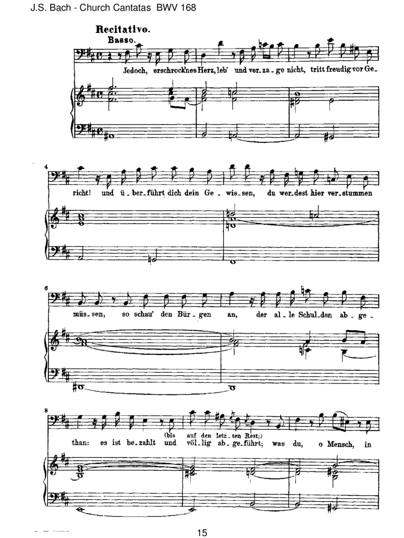 BWV168TueRechnung!Donnerwort_一万首著名钢琴曲谱哈农贝多芬合集视频教学电子版高清无水印可打印_1古典钢琴知名音乐家谱_巴赫钢琴谱全集_J.S巴赫作品全集_JohannSebastianBach(1685-1750)巴赫