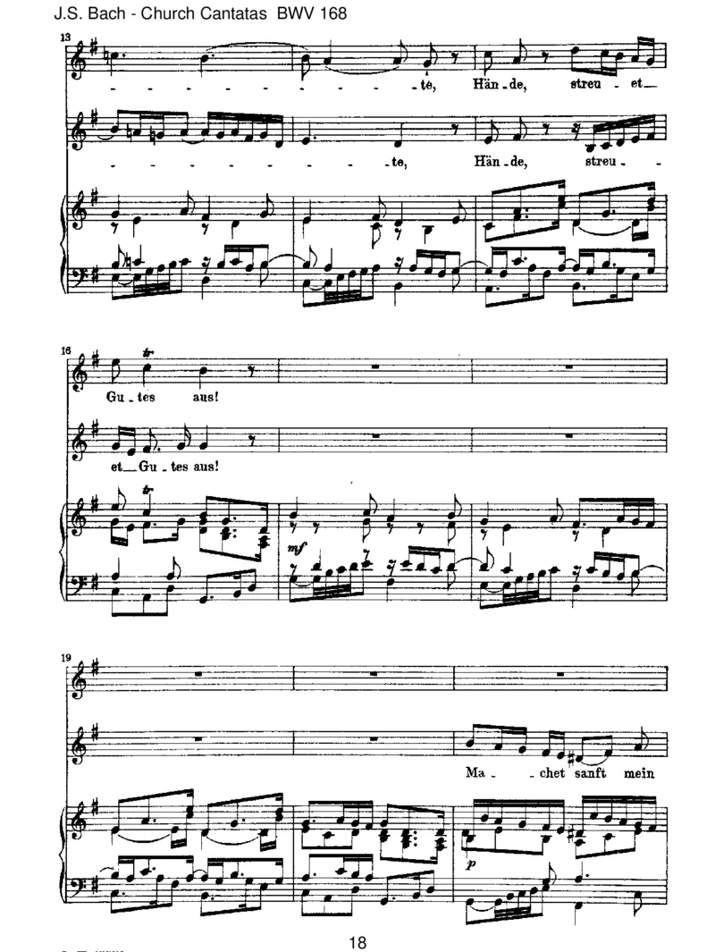 BWV168TueRechnung!Donnerwort_一万首著名钢琴曲谱哈农贝多芬合集视频教学电子版高清无水印可打印_1古典钢琴知名音乐家谱_巴赫钢琴谱全集_J.S巴赫作品全集_JohannSebastianBach(1685-1750)巴赫