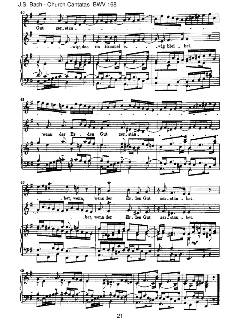 BWV168TueRechnung!Donnerwort_一万首著名钢琴曲谱哈农贝多芬合集视频教学电子版高清无水印可打印_1古典钢琴知名音乐家谱_巴赫钢琴谱全集_J.S巴赫作品全集_JohannSebastianBach(1685-1750)巴赫