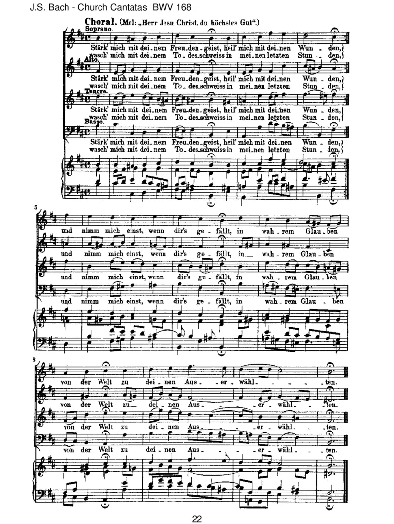 BWV168TueRechnung!Donnerwort_一万首著名钢琴曲谱哈农贝多芬合集视频教学电子版高清无水印可打印_1古典钢琴知名音乐家谱_巴赫钢琴谱全集_J.S巴赫作品全集_JohannSebastianBach(1685-1750)巴赫