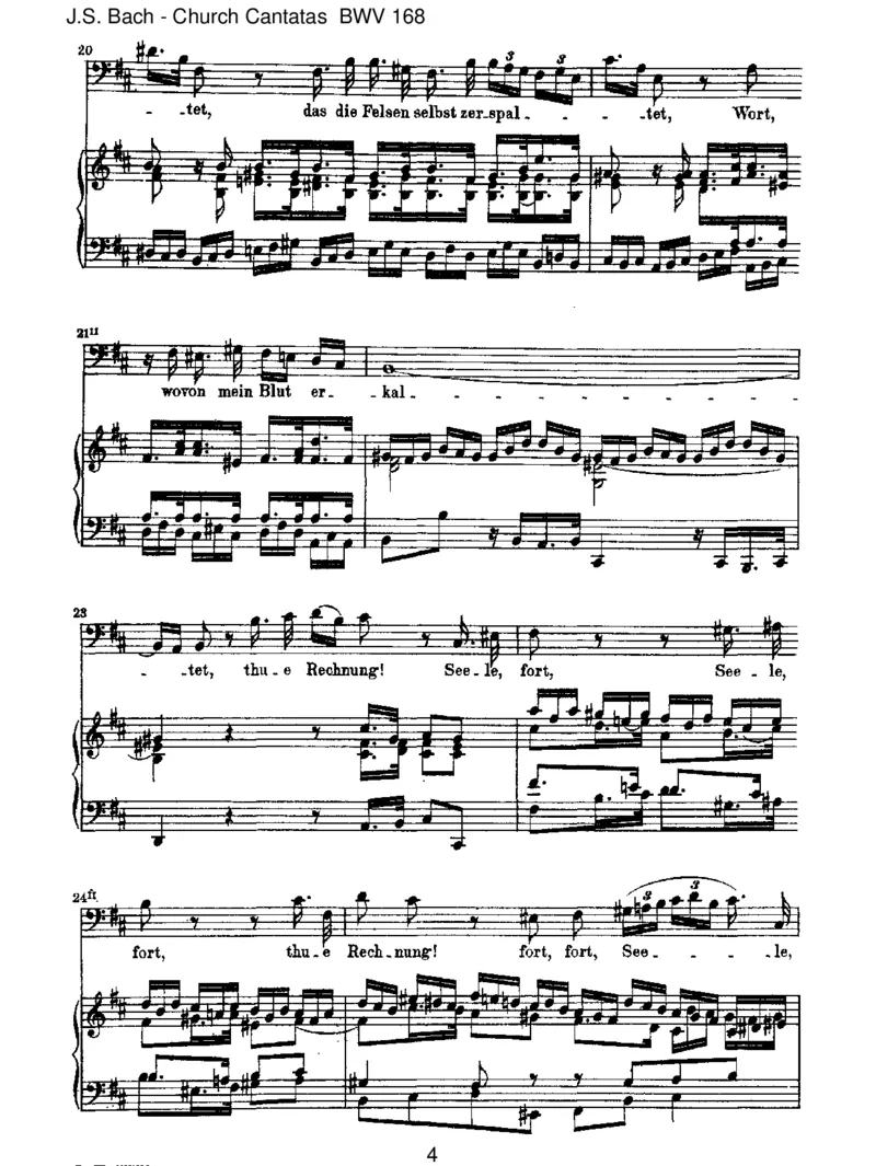 BWV168TueRechnung!Donnerwort_一万首著名钢琴曲谱哈农贝多芬合集视频教学电子版高清无水印可打印_1古典钢琴知名音乐家谱_巴赫钢琴谱全集_J.S巴赫作品全集_JohannSebastianBach(1685-1750)巴赫