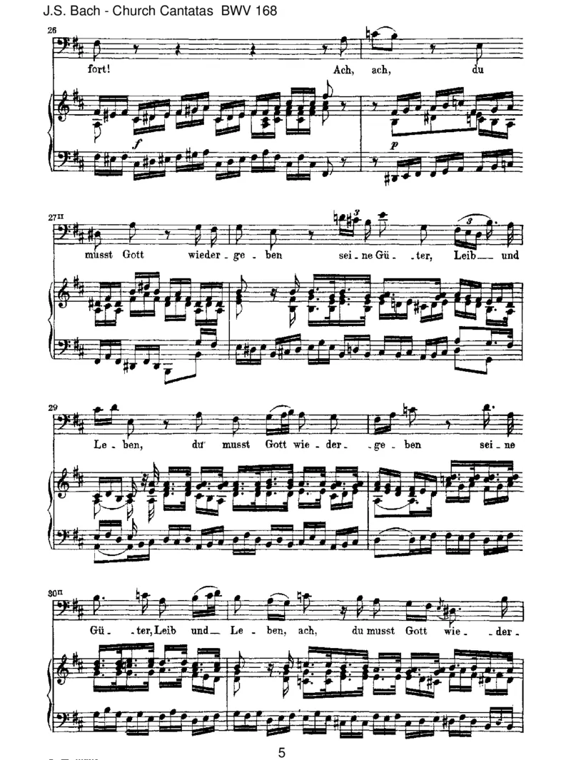 BWV168TueRechnung!Donnerwort_一万首著名钢琴曲谱哈农贝多芬合集视频教学电子版高清无水印可打印_1古典钢琴知名音乐家谱_巴赫钢琴谱全集_J.S巴赫作品全集_JohannSebastianBach(1685-1750)巴赫