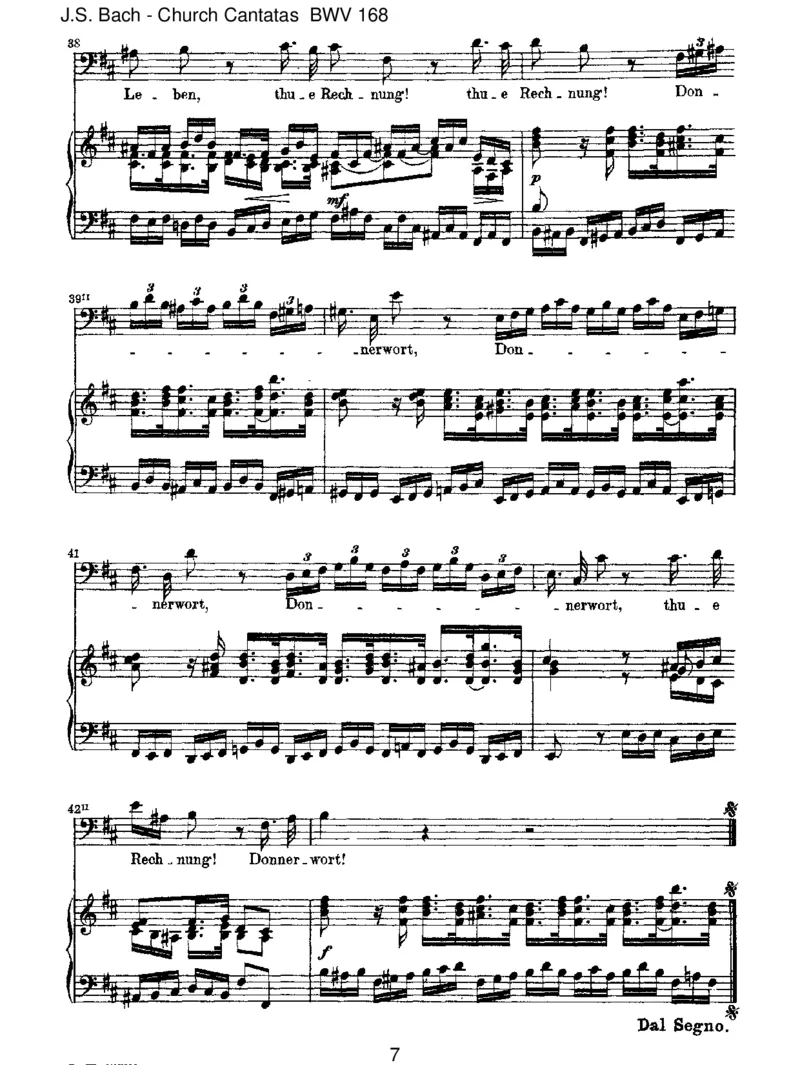 BWV168TueRechnung!Donnerwort_一万首著名钢琴曲谱哈农贝多芬合集视频教学电子版高清无水印可打印_1古典钢琴知名音乐家谱_巴赫钢琴谱全集_J.S巴赫作品全集_JohannSebastianBach(1685-1750)巴赫