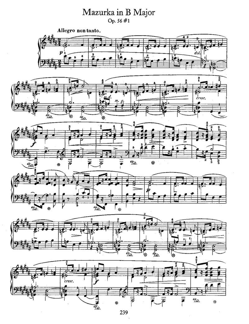 3Mazurkas,Op56_一万首著名钢琴曲谱哈农贝多芬合集视频教学电子版高清无水印可打印_1古典钢琴知名音乐家谱_肖邦钢琴谱全集_马祖卡