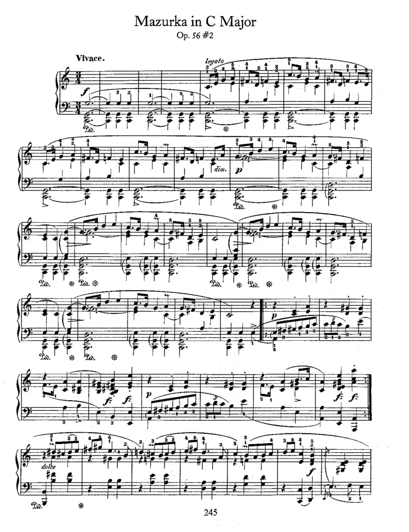 3Mazurkas,Op56_一万首著名钢琴曲谱哈农贝多芬合集视频教学电子版高清无水印可打印_1古典钢琴知名音乐家谱_肖邦钢琴谱全集_马祖卡