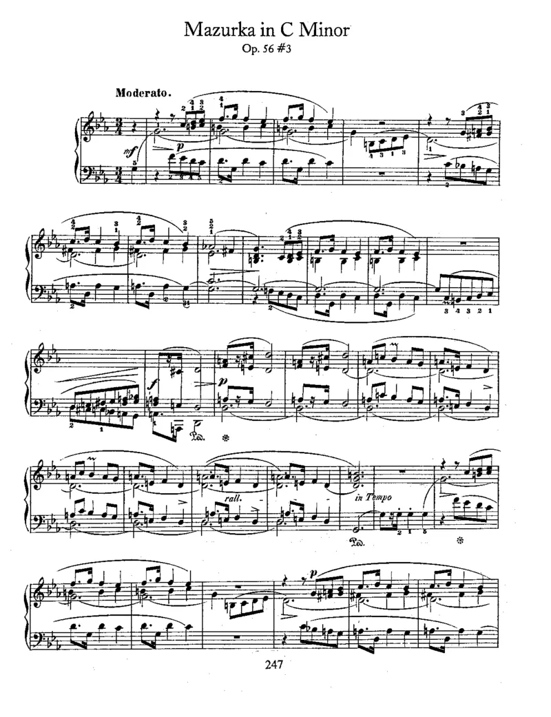 3Mazurkas,Op56_一万首著名钢琴曲谱哈农贝多芬合集视频教学电子版高清无水印可打印_1古典钢琴知名音乐家谱_肖邦钢琴谱全集_马祖卡