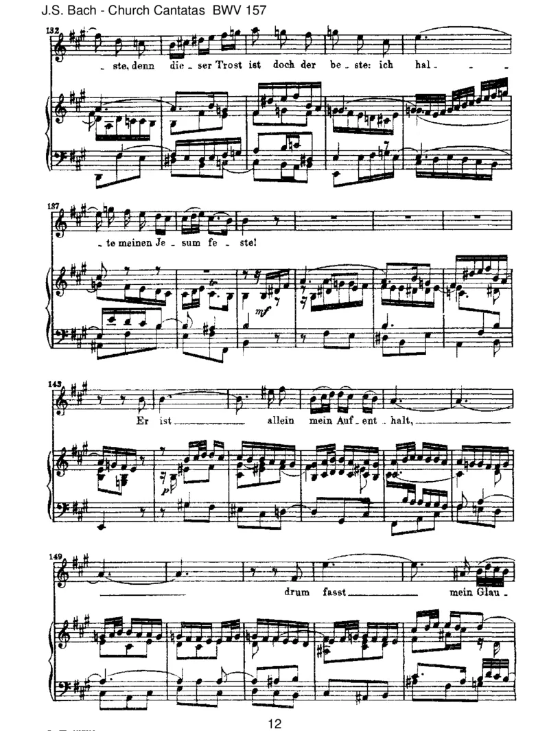 BWV157Ichlassedichnicht,dusegnestmichdenn_一万首著名钢琴曲谱哈农贝多芬合集视频教学电子版高清无水印可打印_1古典钢琴知名音乐家谱_巴赫钢琴谱全集_J.S巴赫作品全集