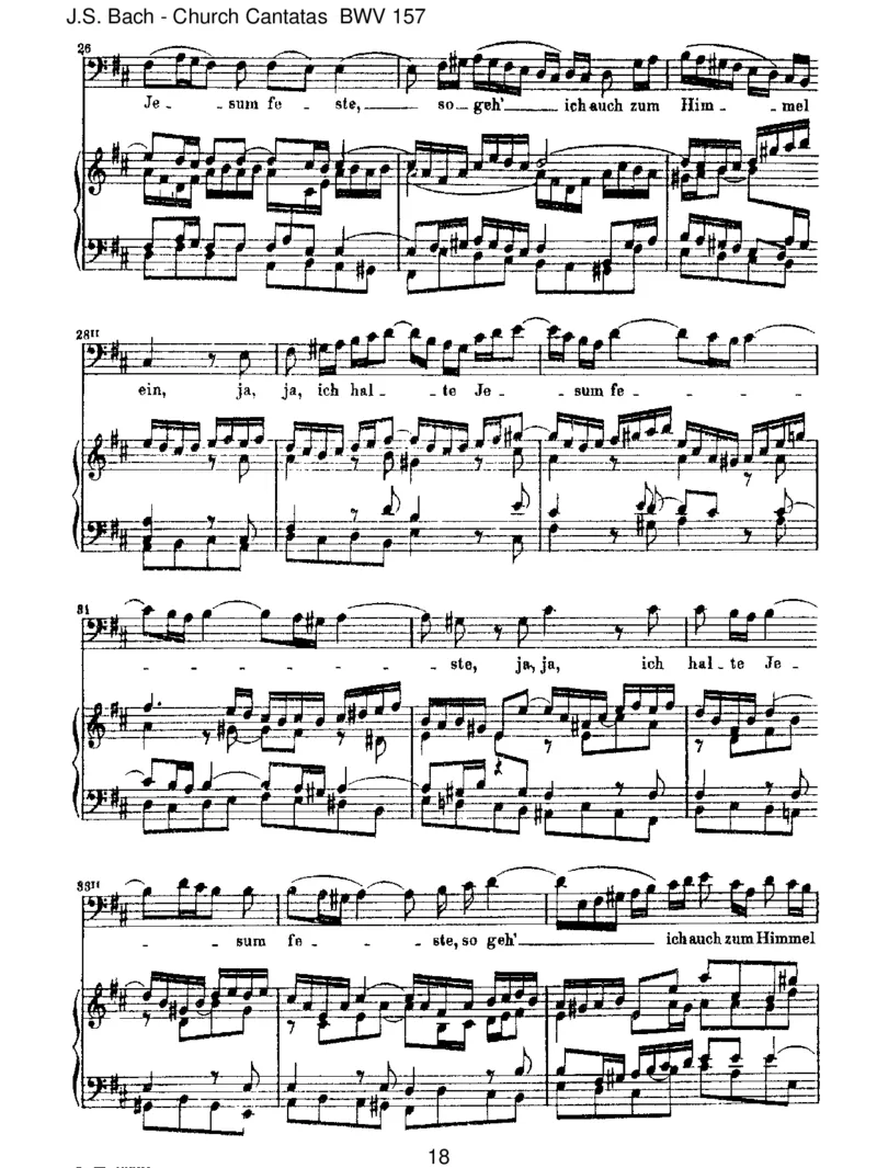 BWV157Ichlassedichnicht,dusegnestmichdenn_一万首著名钢琴曲谱哈农贝多芬合集视频教学电子版高清无水印可打印_1古典钢琴知名音乐家谱_巴赫钢琴谱全集_J.S巴赫作品全集