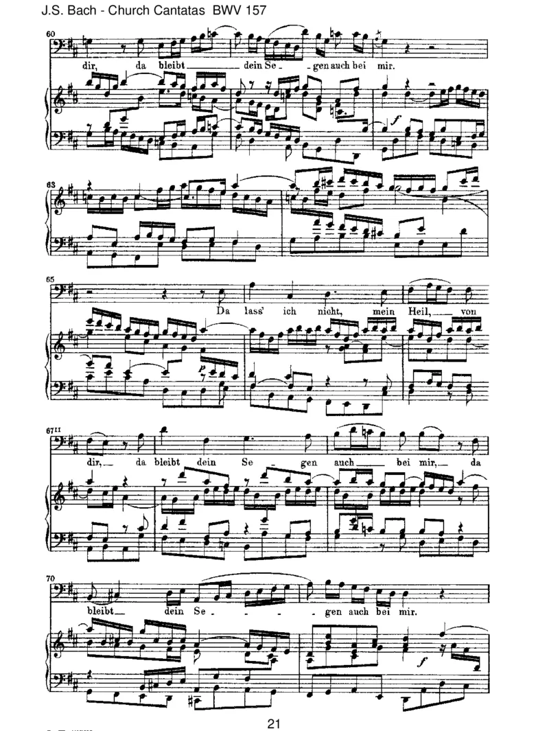 BWV157Ichlassedichnicht,dusegnestmichdenn_一万首著名钢琴曲谱哈农贝多芬合集视频教学电子版高清无水印可打印_1古典钢琴知名音乐家谱_巴赫钢琴谱全集_J.S巴赫作品全集