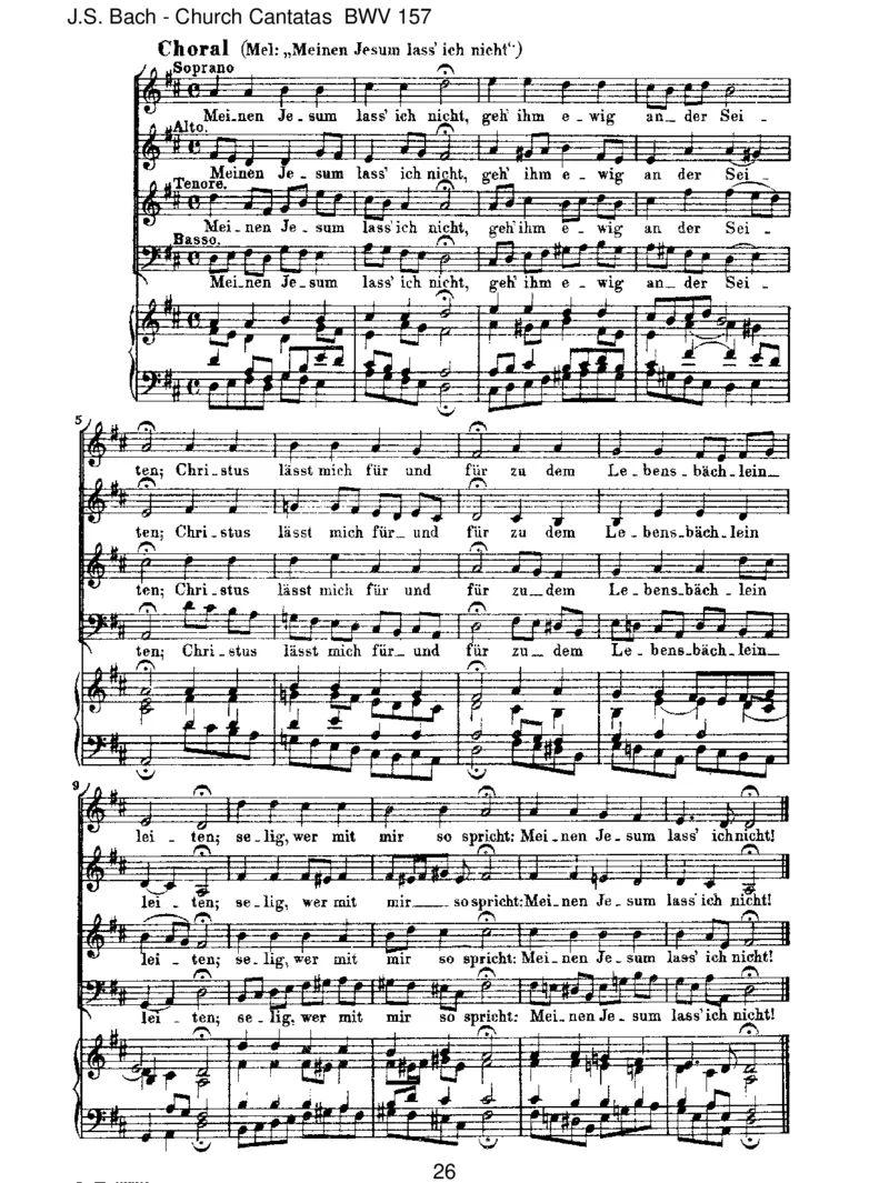 BWV157Ichlassedichnicht,dusegnestmichdenn_一万首著名钢琴曲谱哈农贝多芬合集视频教学电子版高清无水印可打印_1古典钢琴知名音乐家谱_巴赫钢琴谱全集_J.S巴赫作品全集