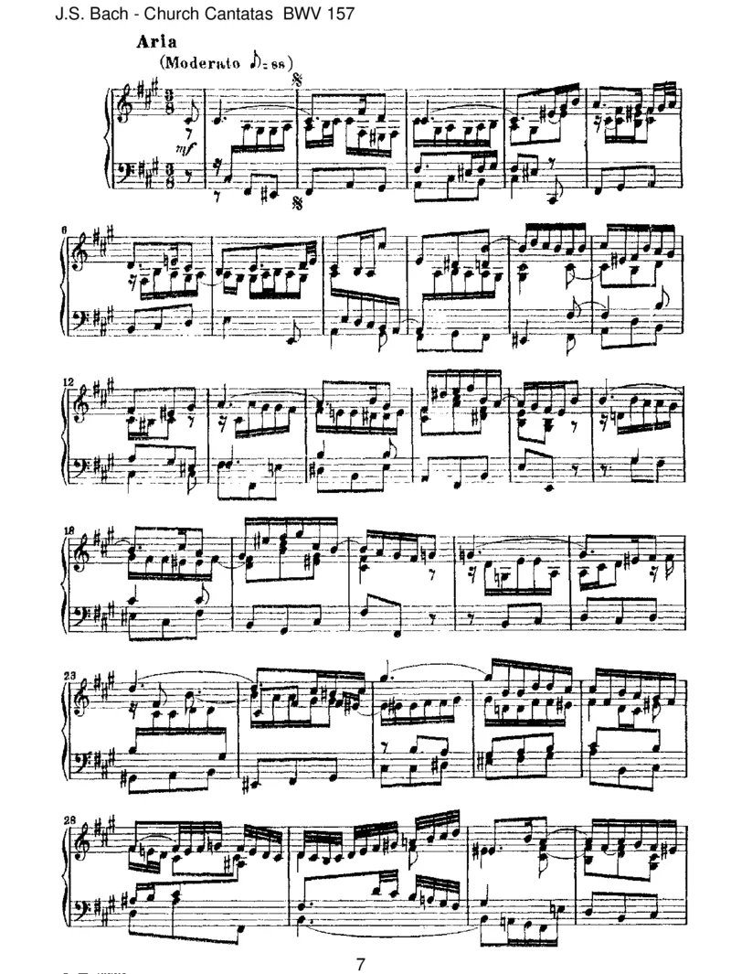BWV157Ichlassedichnicht,dusegnestmichdenn_一万首著名钢琴曲谱哈农贝多芬合集视频教学电子版高清无水印可打印_1古典钢琴知名音乐家谱_巴赫钢琴谱全集_J.S巴赫作品全集