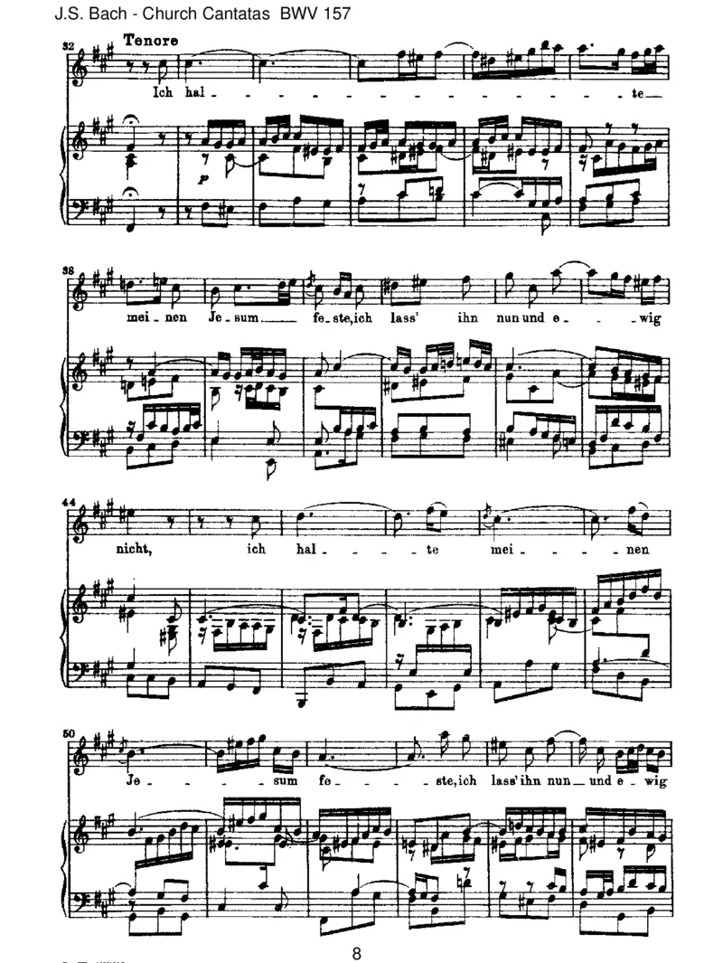 BWV157Ichlassedichnicht,dusegnestmichdenn_一万首著名钢琴曲谱哈农贝多芬合集视频教学电子版高清无水印可打印_1古典钢琴知名音乐家谱_巴赫钢琴谱全集_J.S巴赫作品全集