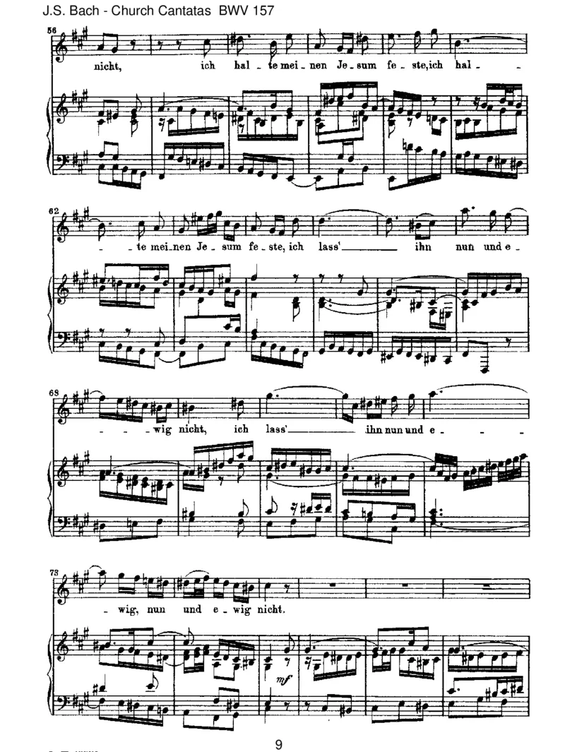 BWV157Ichlassedichnicht,dusegnestmichdenn_一万首著名钢琴曲谱哈农贝多芬合集视频教学电子版高清无水印可打印_1古典钢琴知名音乐家谱_巴赫钢琴谱全集_J.S巴赫作品全集