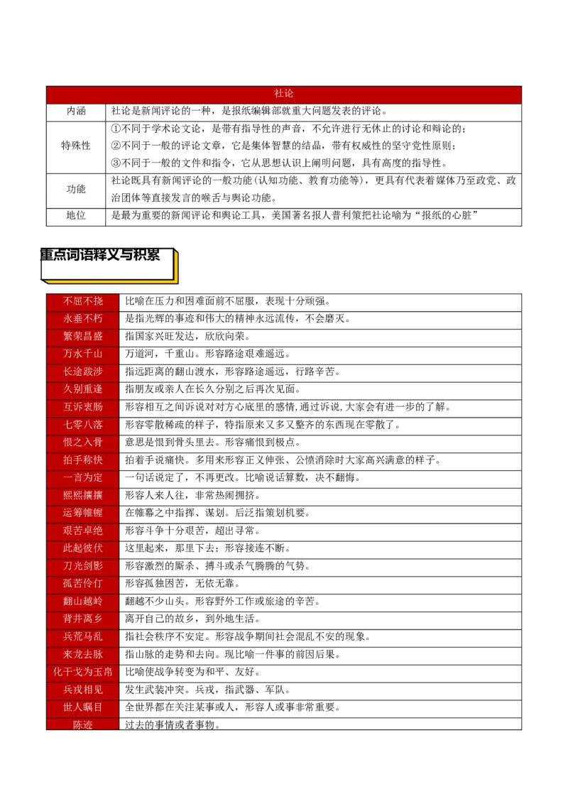 第一单元单元总结（解析版）-上好课2022-2023学年高二语文选择性必修上册同步备课系列（统编版）_new_E015高中全科试卷_语文试题_选修上_3.新版高中语文试卷选择性必修上册