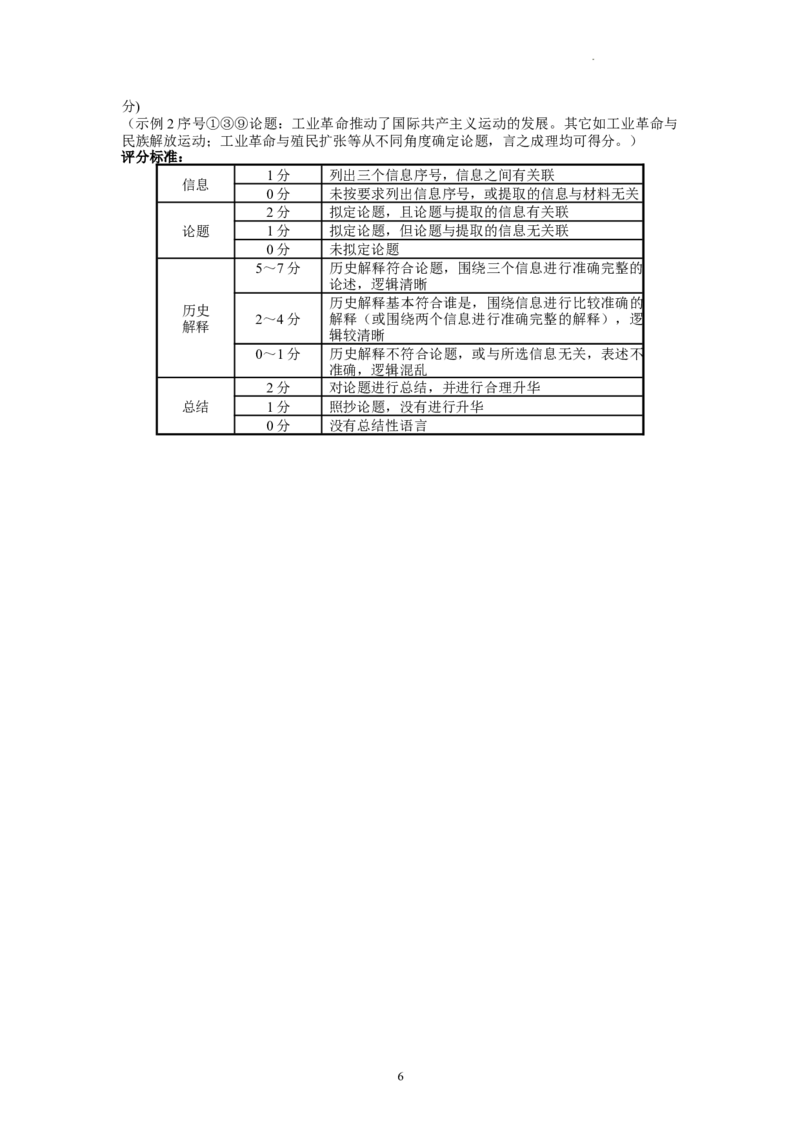 广东省广东实验中学2022-2023学年高三下学期第三次阶段考试历史试题(1)_2024年2月_022月合集_2023届广东省广东实验中学高三下学期第三次阶段考试