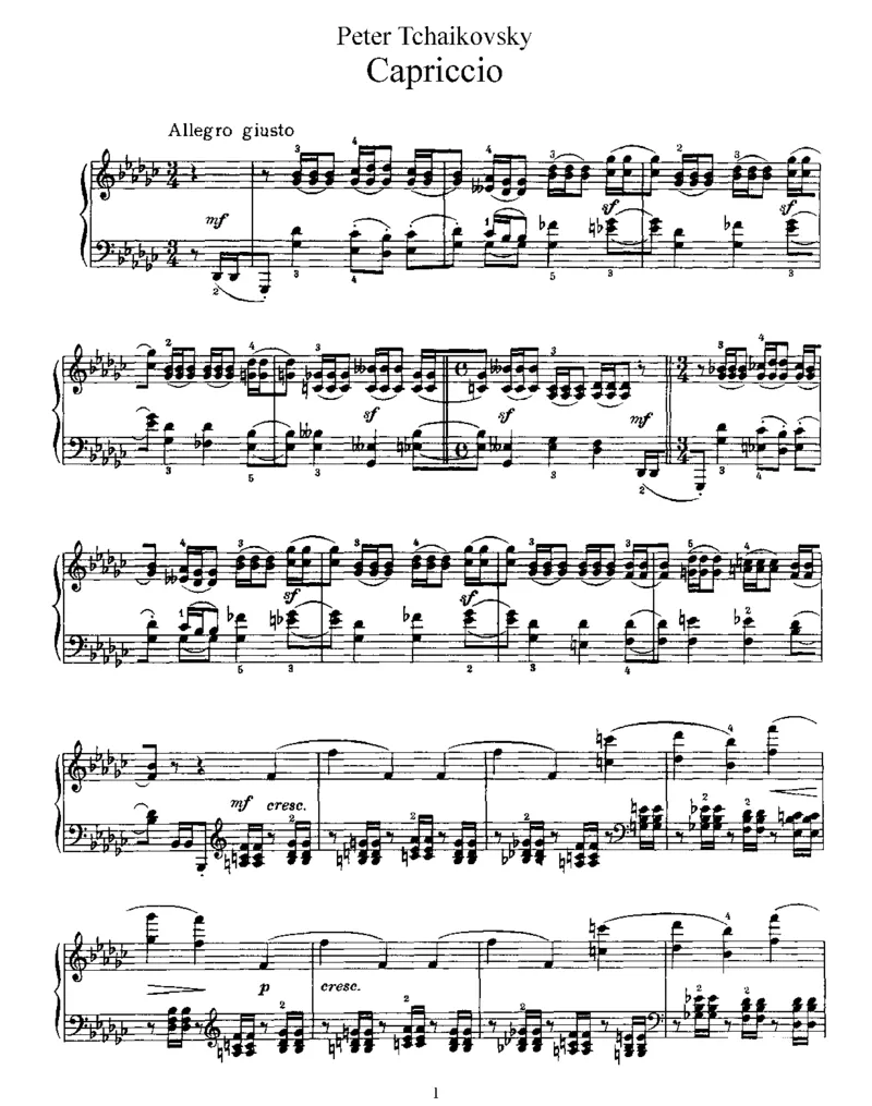 Capriccio,Op8_一万首著名钢琴曲谱哈农贝多芬合集视频教学电子版高清无水印可打印_1古典钢琴知名音乐家谱_柴科夫斯基钢琴谱全集_其他