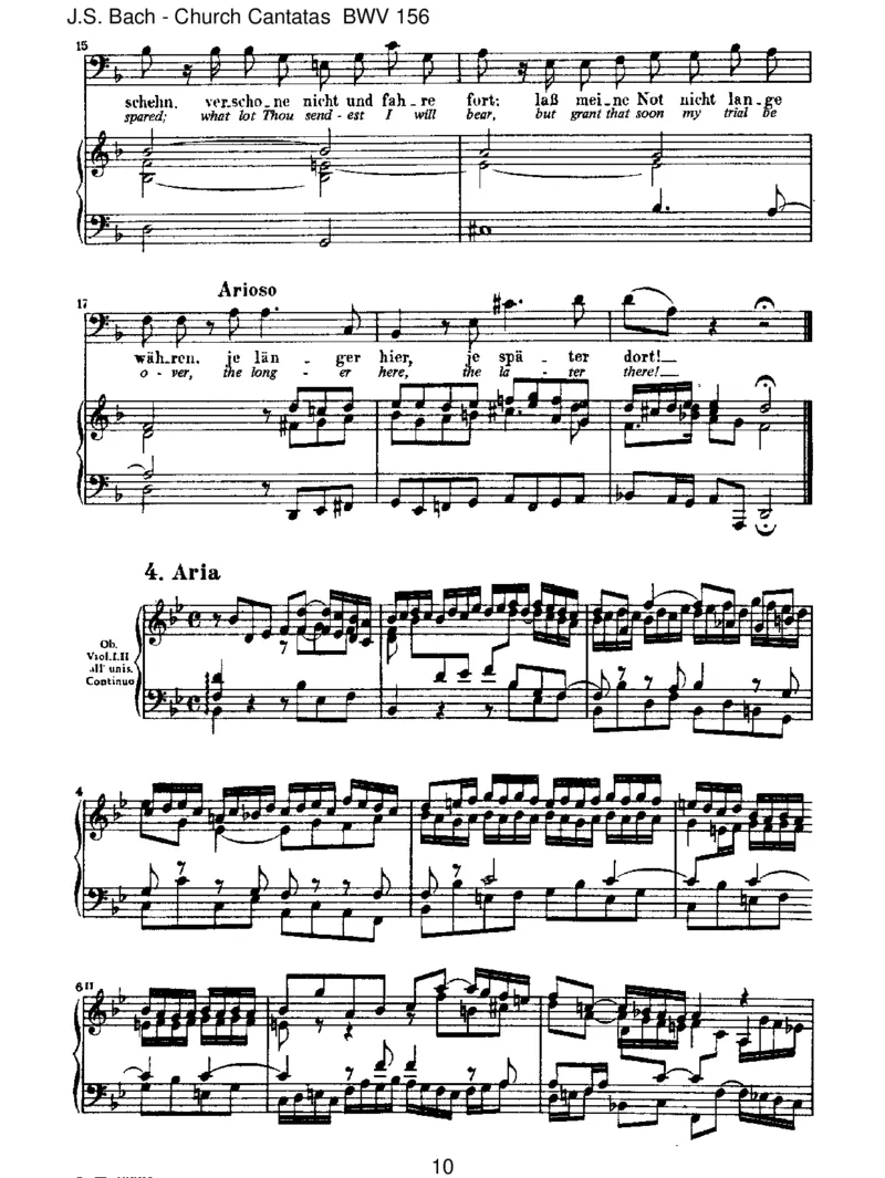 BWV156Ichsteh'miteinemFussimGrabe_一万首著名钢琴曲谱哈农贝多芬合集视频教学电子版高清无水印可打印_1古典钢琴知名音乐家谱_巴赫钢琴谱全集_J.S巴赫作品全集
