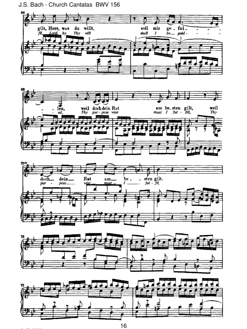 BWV156Ichsteh'miteinemFussimGrabe_一万首著名钢琴曲谱哈农贝多芬合集视频教学电子版高清无水印可打印_1古典钢琴知名音乐家谱_巴赫钢琴谱全集_J.S巴赫作品全集