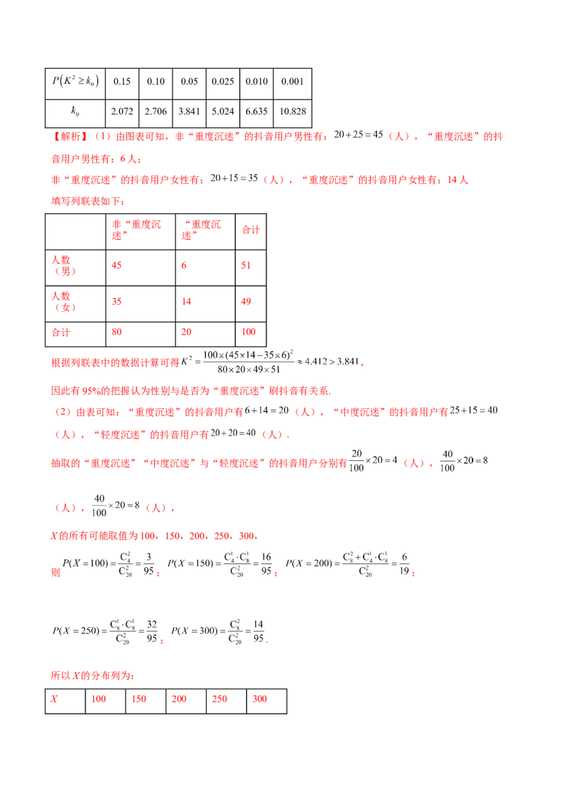 第八章成对数据的统计分析（B卷&middot;能力提升练）（解析版）_E015高中全科试卷_数学试题_选修3_01.单元测试_单元测试AB卷2023年
