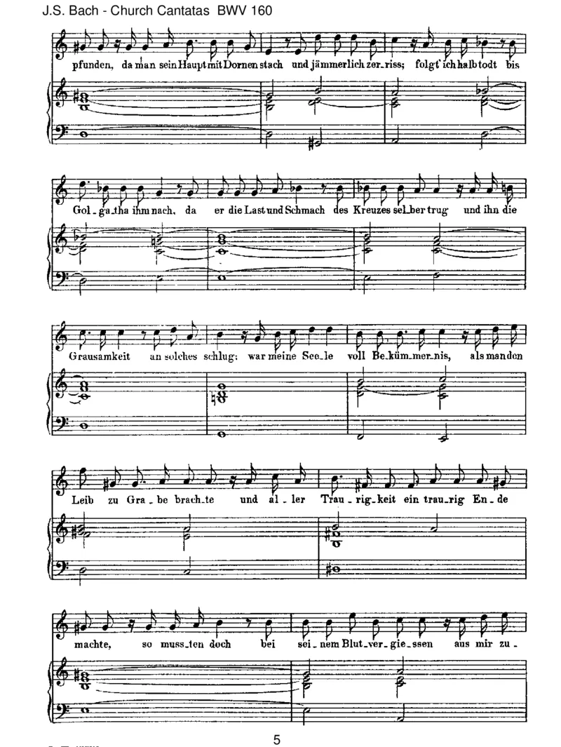 BWV160Ichweiss,dassmeinErl_serlebt(Spurious,byTelemann)_一万首著名钢琴曲谱哈农贝多芬合集视频教学电子版高清无水印可打印_1古典钢琴知名音乐家谱_巴赫钢琴谱全集_J.S巴赫作品全集