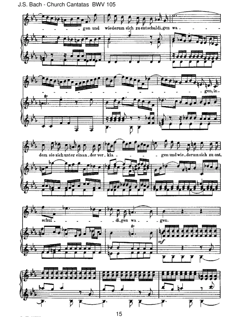 BWV105Herr,gehenichtinsGericht_一万首著名钢琴曲谱哈农贝多芬合集视频教学电子版高清无水印可打印_1古典钢琴知名音乐家谱_巴赫钢琴谱全集_J.S巴赫作品全集_JohannSebastianBach(1685-1750)巴赫