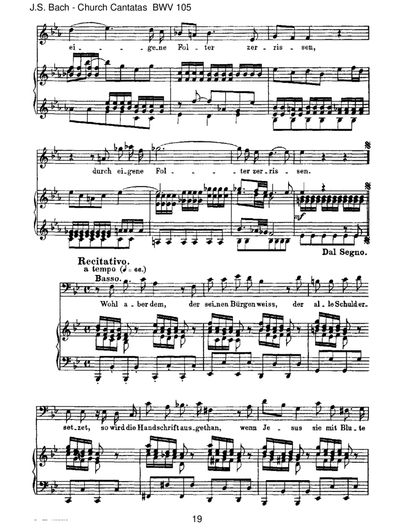 BWV105Herr,gehenichtinsGericht_一万首著名钢琴曲谱哈农贝多芬合集视频教学电子版高清无水印可打印_1古典钢琴知名音乐家谱_巴赫钢琴谱全集_J.S巴赫作品全集_JohannSebastianBach(1685-1750)巴赫