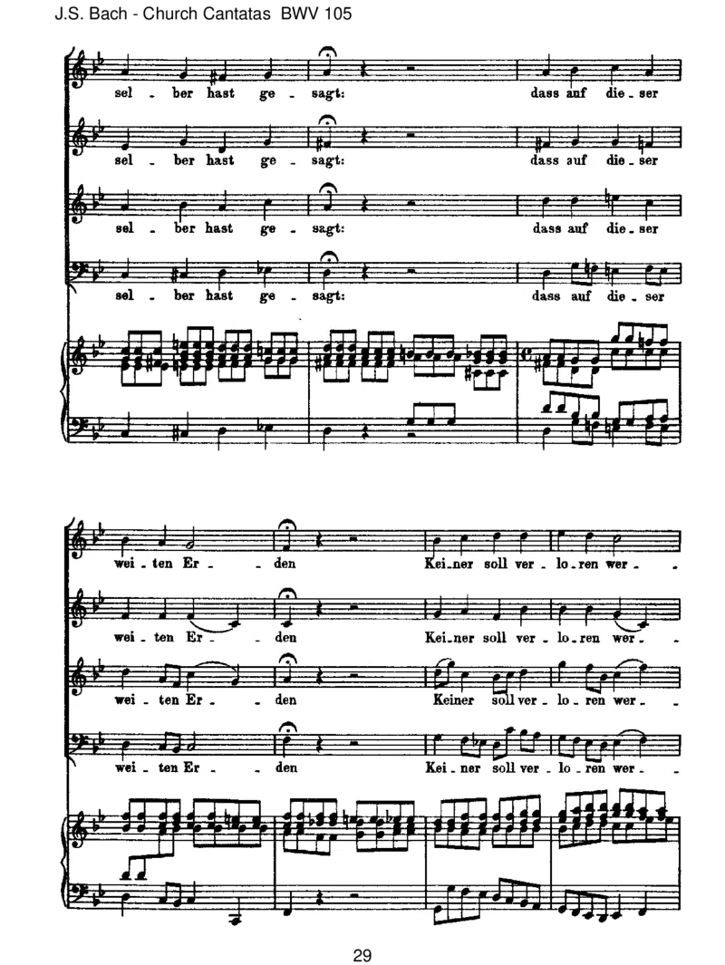 BWV105Herr,gehenichtinsGericht_一万首著名钢琴曲谱哈农贝多芬合集视频教学电子版高清无水印可打印_1古典钢琴知名音乐家谱_巴赫钢琴谱全集_J.S巴赫作品全集_JohannSebastianBach(1685-1750)巴赫