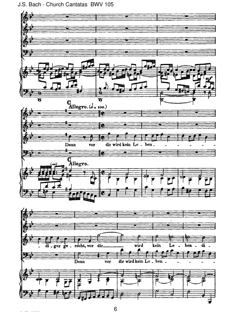 BWV105Herr,gehenichtinsGericht_一万首著名钢琴曲谱哈农贝多芬合集视频教学电子版高清无水印可打印_1古典钢琴知名音乐家谱_巴赫钢琴谱全集_J.S巴赫作品全集_JohannSebastianBach(1685-1750)巴赫