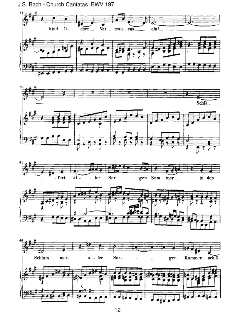 BWV197Gottistuns'reZuversicht_一万首著名钢琴曲谱哈农贝多芬合集视频教学电子版高清无水印可打印_1古典钢琴知名音乐家谱_巴赫钢琴谱全集_J.S巴赫作品全集_JohannSebastianBach(1685-1750)巴赫