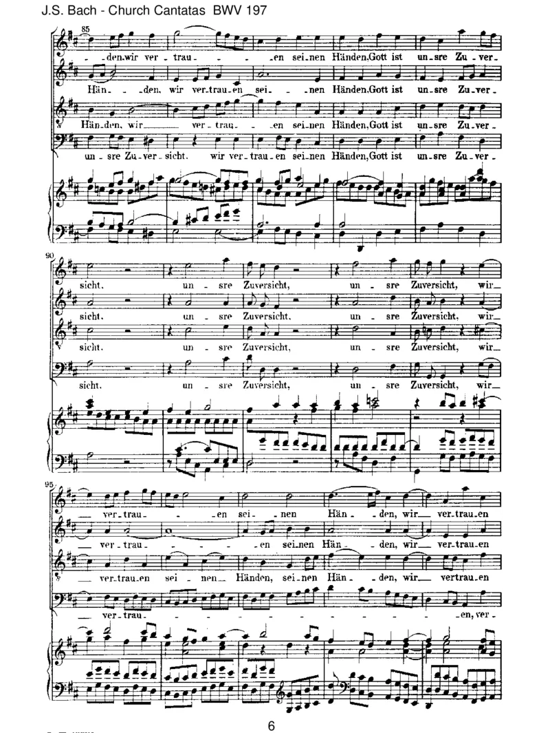 BWV197Gottistuns'reZuversicht_一万首著名钢琴曲谱哈农贝多芬合集视频教学电子版高清无水印可打印_1古典钢琴知名音乐家谱_巴赫钢琴谱全集_J.S巴赫作品全集_JohannSebastianBach(1685-1750)巴赫