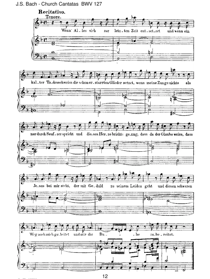 BWV127HerrJesuChrist,wahr'rMenschundGott_一万首著名钢琴曲谱哈农贝多芬合集视频教学电子版高清无水印可打印_1古典钢琴知名音乐家谱_巴赫钢琴谱全集_J.S巴赫作品全集