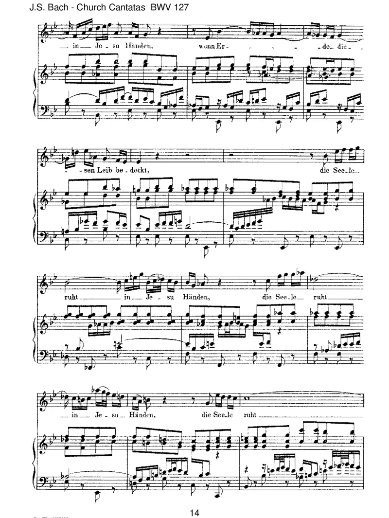 BWV127HerrJesuChrist,wahr'rMenschundGott_一万首著名钢琴曲谱哈农贝多芬合集视频教学电子版高清无水印可打印_1古典钢琴知名音乐家谱_巴赫钢琴谱全集_J.S巴赫作品全集
