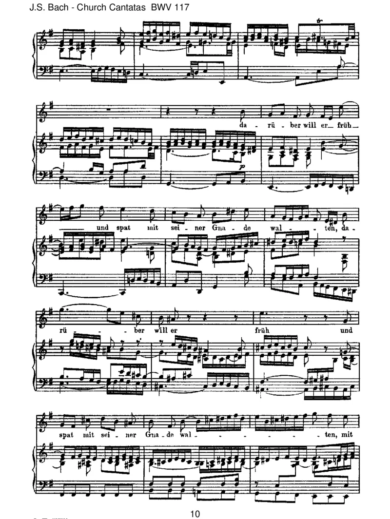 BWV117SeiLobundEhrdemh_chstenGut_一万首著名钢琴曲谱哈农贝多芬合集视频教学电子版高清无水印可打印_1古典钢琴知名音乐家谱_巴赫钢琴谱全集_J.S巴赫作品全集