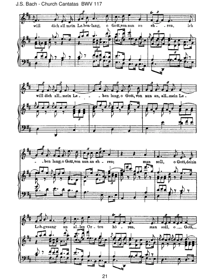 BWV117SeiLobundEhrdemh_chstenGut_一万首著名钢琴曲谱哈农贝多芬合集视频教学电子版高清无水印可打印_1古典钢琴知名音乐家谱_巴赫钢琴谱全集_J.S巴赫作品全集