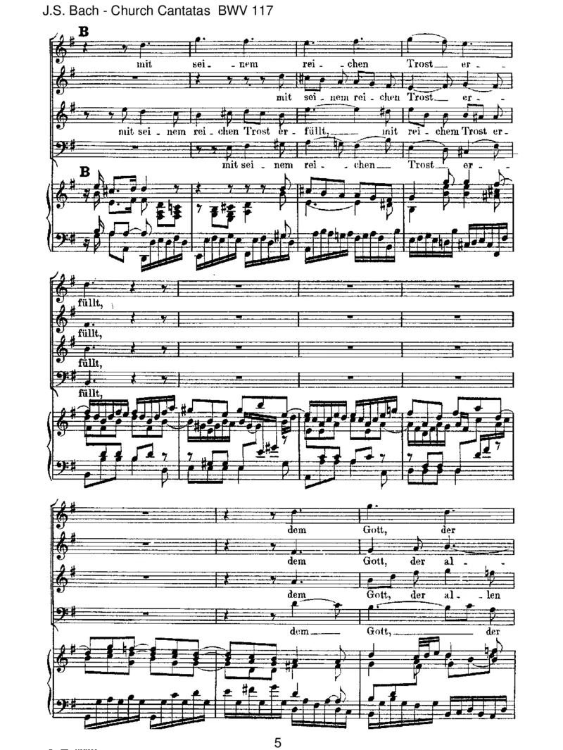 BWV117SeiLobundEhrdemh_chstenGut_一万首著名钢琴曲谱哈农贝多芬合集视频教学电子版高清无水印可打印_1古典钢琴知名音乐家谱_巴赫钢琴谱全集_J.S巴赫作品全集