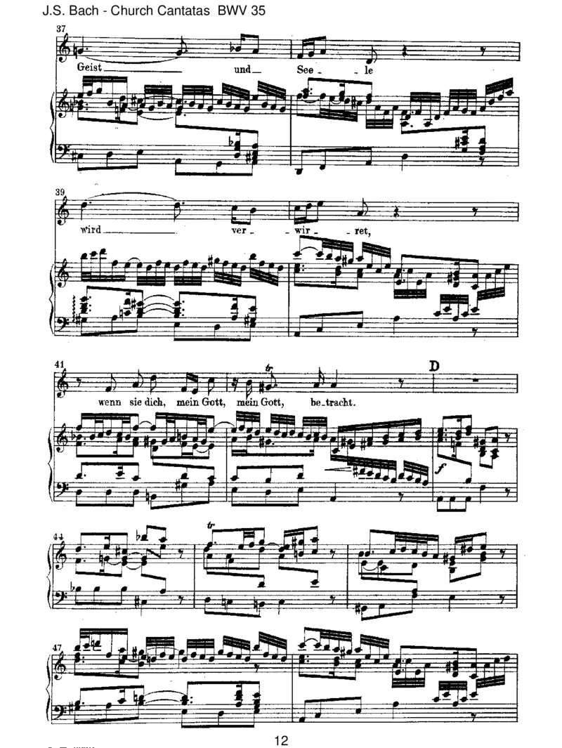 BWV35GeistundSeelewirdverwirret_一万首著名钢琴曲谱哈农贝多芬合集视频教学电子版高清无水印可打印_1古典钢琴知名音乐家谱_巴赫钢琴谱全集_J.S巴赫作品全集_JohannSebastianBach(1685-1750)巴赫