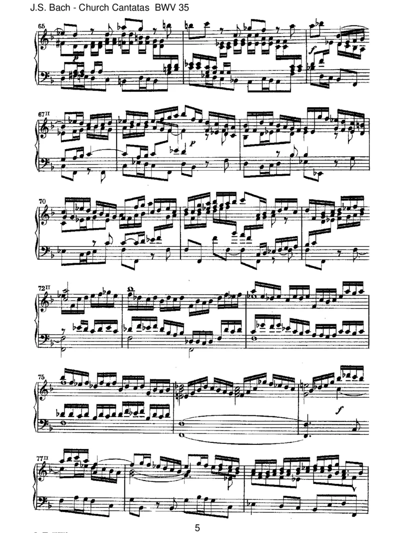 BWV35GeistundSeelewirdverwirret_一万首著名钢琴曲谱哈农贝多芬合集视频教学电子版高清无水印可打印_1古典钢琴知名音乐家谱_巴赫钢琴谱全集_J.S巴赫作品全集_JohannSebastianBach(1685-1750)巴赫