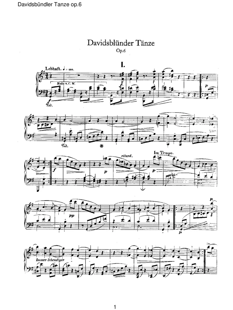 Davidsb&uuml;ndlerTanzeop.6_一万首著名钢琴曲谱哈农贝多芬合集视频教学电子版高清无水印可打印_1古典钢琴知名音乐家谱_舒曼钢琴谱全集_RobertSchumann罗伯特&middot;舒曼(1810-1856)