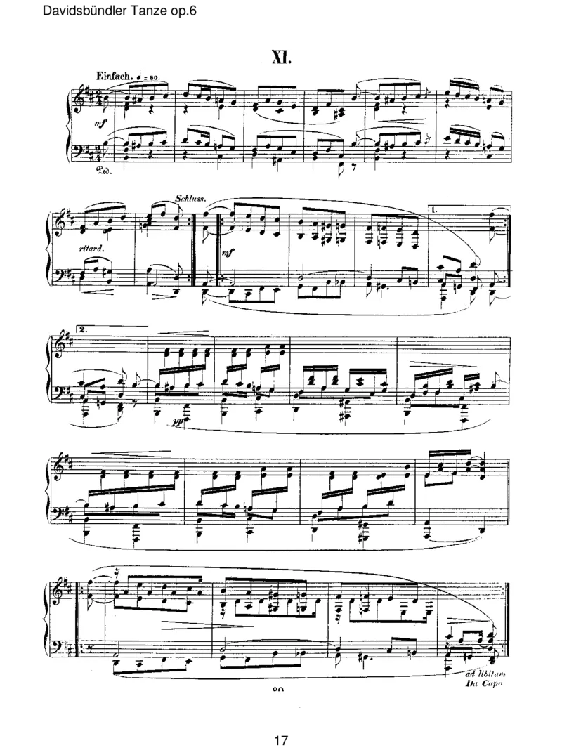Davidsb&uuml;ndlerTanzeop.6_一万首著名钢琴曲谱哈农贝多芬合集视频教学电子版高清无水印可打印_1古典钢琴知名音乐家谱_舒曼钢琴谱全集_RobertSchumann罗伯特&middot;舒曼(1810-1856)