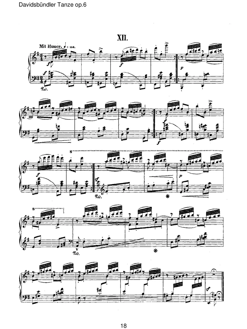 Davidsb&uuml;ndlerTanzeop.6_一万首著名钢琴曲谱哈农贝多芬合集视频教学电子版高清无水印可打印_1古典钢琴知名音乐家谱_舒曼钢琴谱全集_RobertSchumann罗伯特&middot;舒曼(1810-1856)