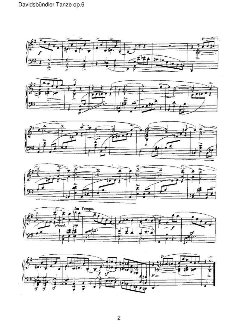 Davidsb&uuml;ndlerTanzeop.6_一万首著名钢琴曲谱哈农贝多芬合集视频教学电子版高清无水印可打印_1古典钢琴知名音乐家谱_舒曼钢琴谱全集_RobertSchumann罗伯特&middot;舒曼(1810-1856)