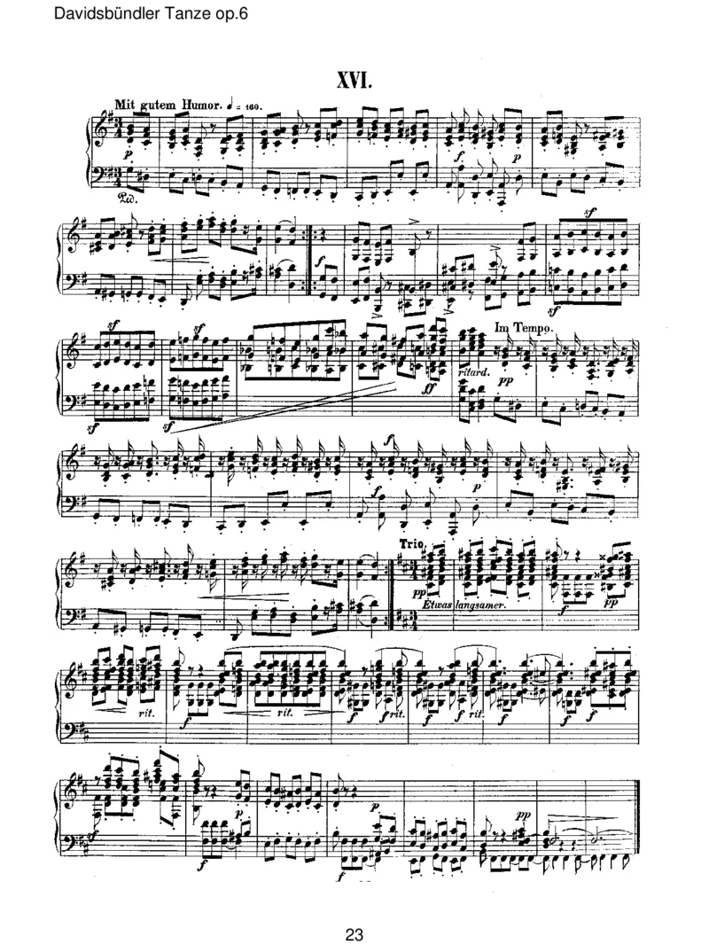 Davidsb&uuml;ndlerTanzeop.6_一万首著名钢琴曲谱哈农贝多芬合集视频教学电子版高清无水印可打印_1古典钢琴知名音乐家谱_舒曼钢琴谱全集_RobertSchumann罗伯特&middot;舒曼(1810-1856)